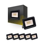 Multipack 6x Bright Choice LED Floodlight 20W 2000lm 100D - 840 Cool White | IP66 - Symmetrical