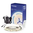 Noxion LED Strip Naga 5 Meter Complete Set - Smart Wifi - 24V - 120LEDs/m - 9.6W/m - 940 Cool White | 8mm - IP20 - Best Colour Rendering - SMD2835